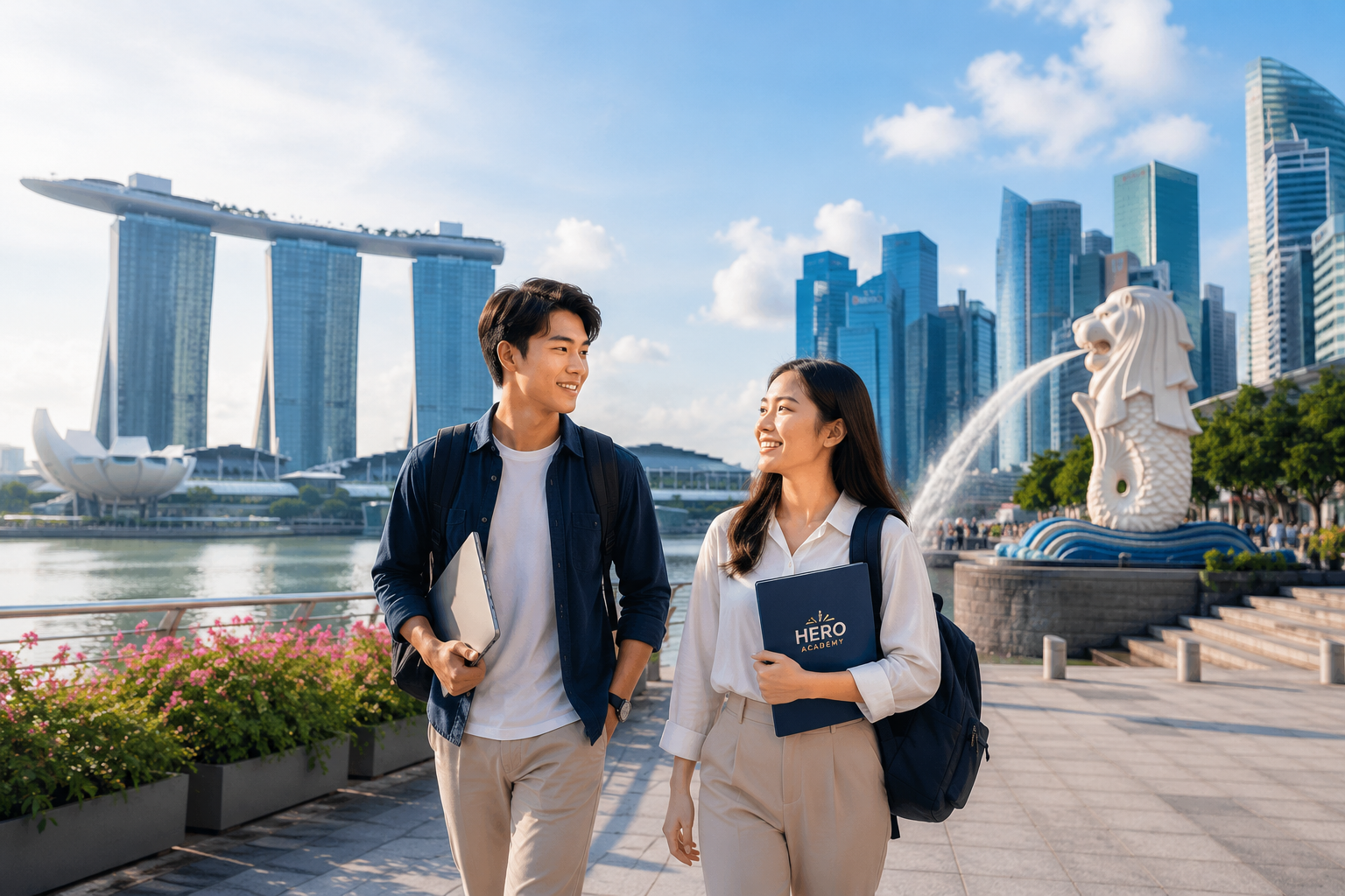 HERO Academy students in Singapore